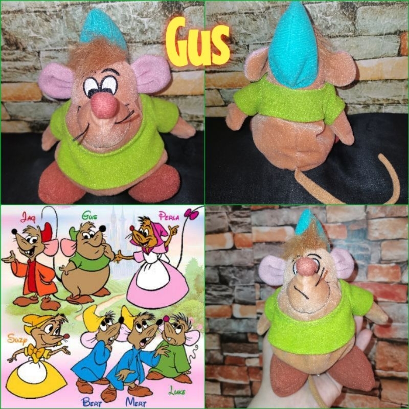 Disney Cinderella's GUS Plush Toy (8 inches) | Shopee Philippines