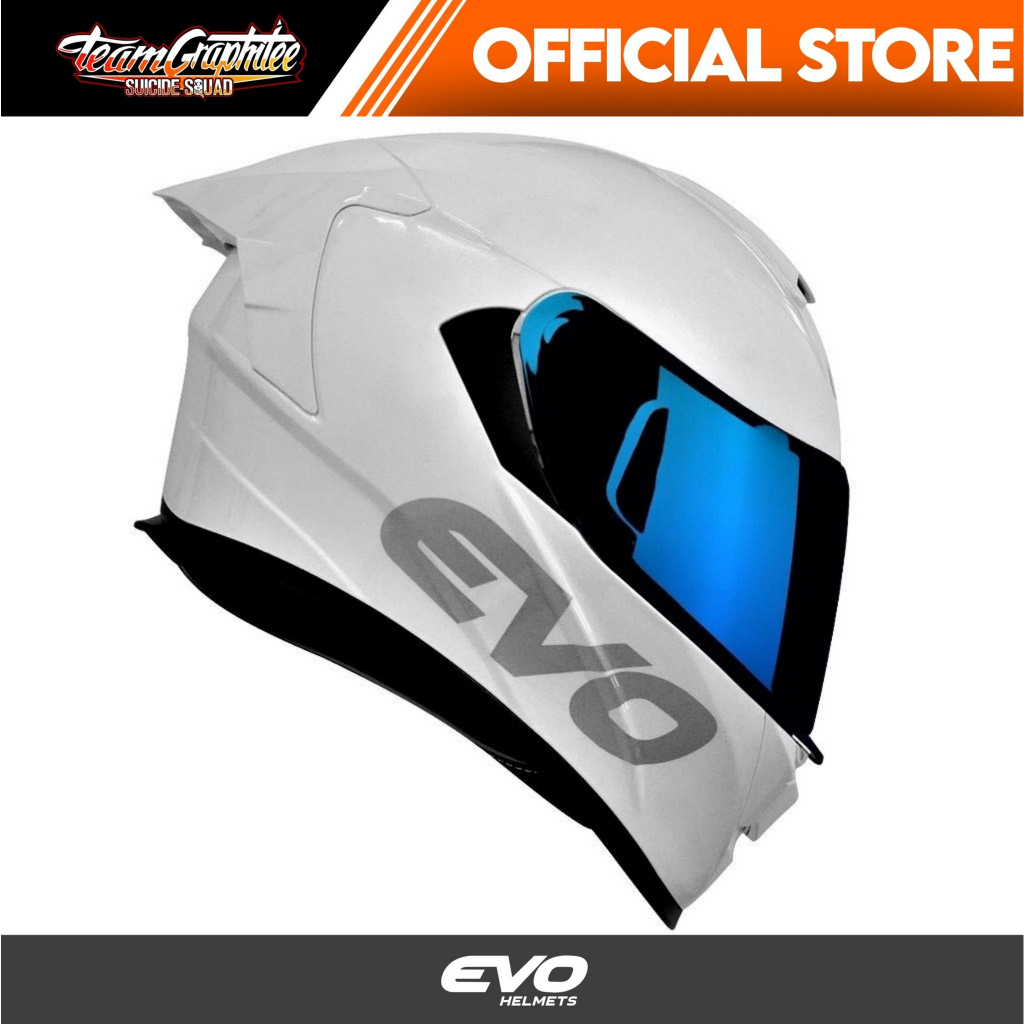 EVO HELMET GT PRO PEARL WHITE (LENS MAY VARY) Shopee Philippines