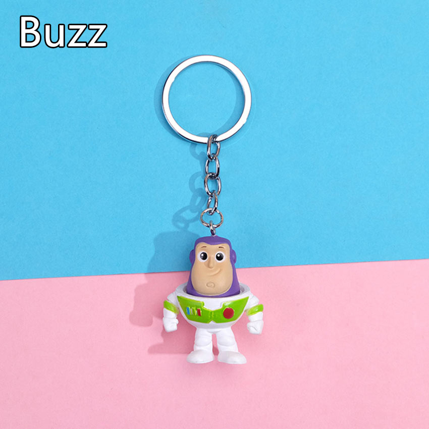 GEEBON Toy Story Keychain Anime Buzz Lightyear Woody Bear Jessie Alien