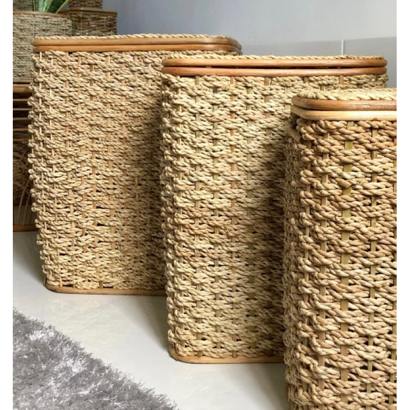 Rattan Hamper laundry basket | Shopee Philippines