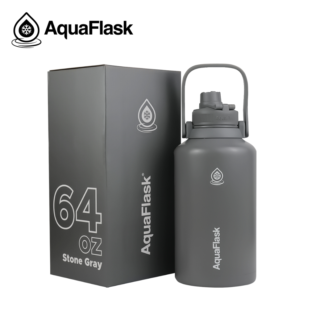 Aquaflask (64oz) Wide Mouth with Spout Lid Vacuum Insulated