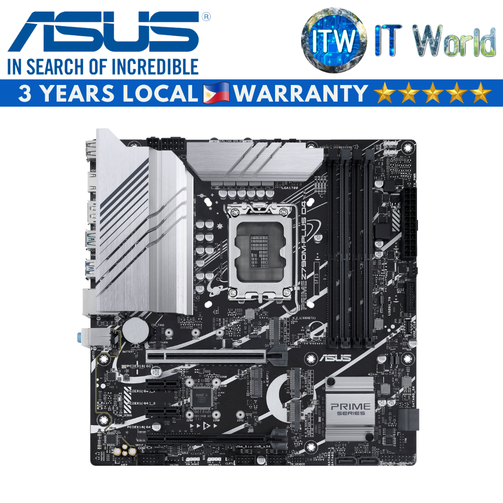 Itw | Asus Prime Z790M-PLUS D4-CSM mATX LGA1700 DDR4 Motherboard