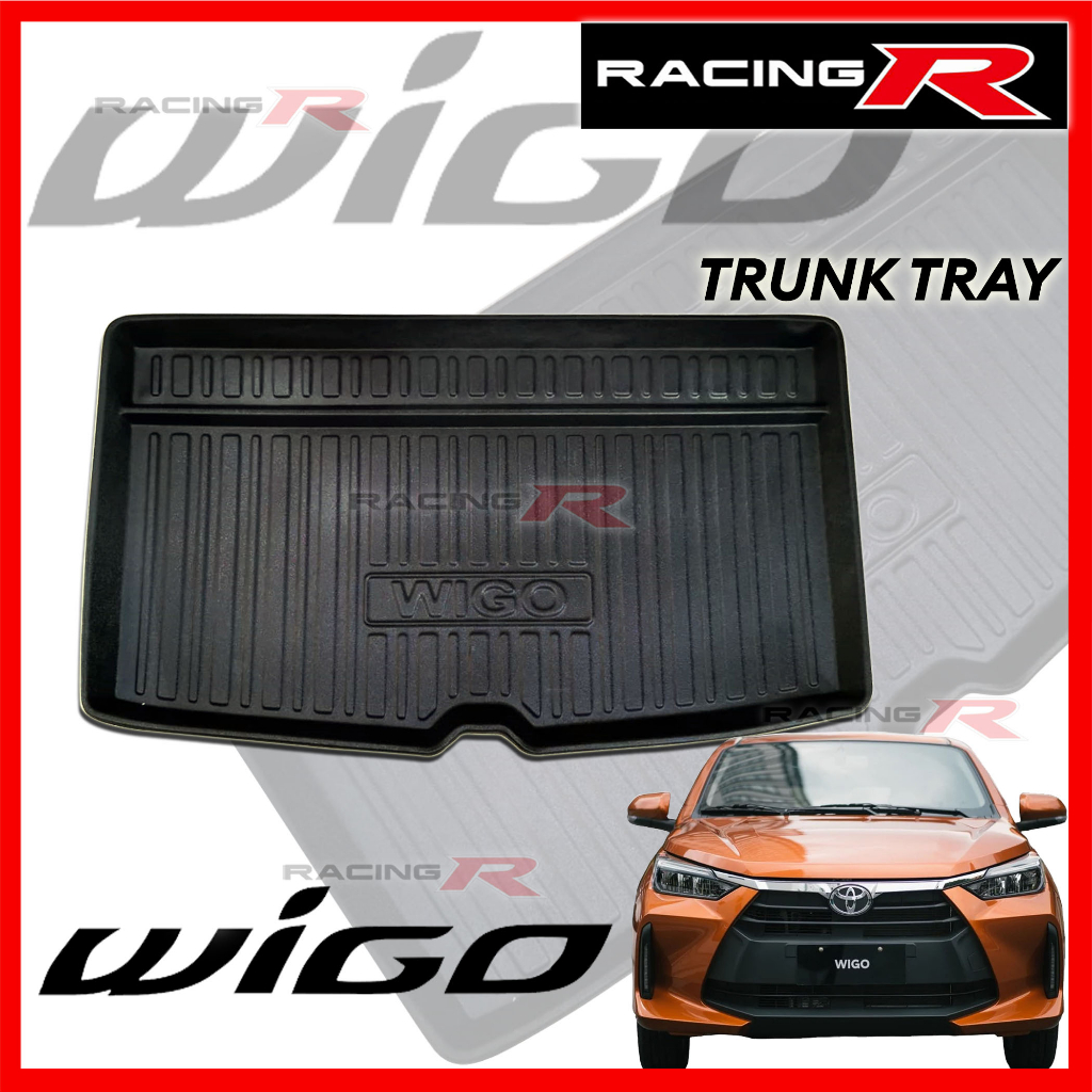 Toyota Wigo 2023 to 2024 Rear Trunk Tray or Cargo Trunk Tray Shopee
