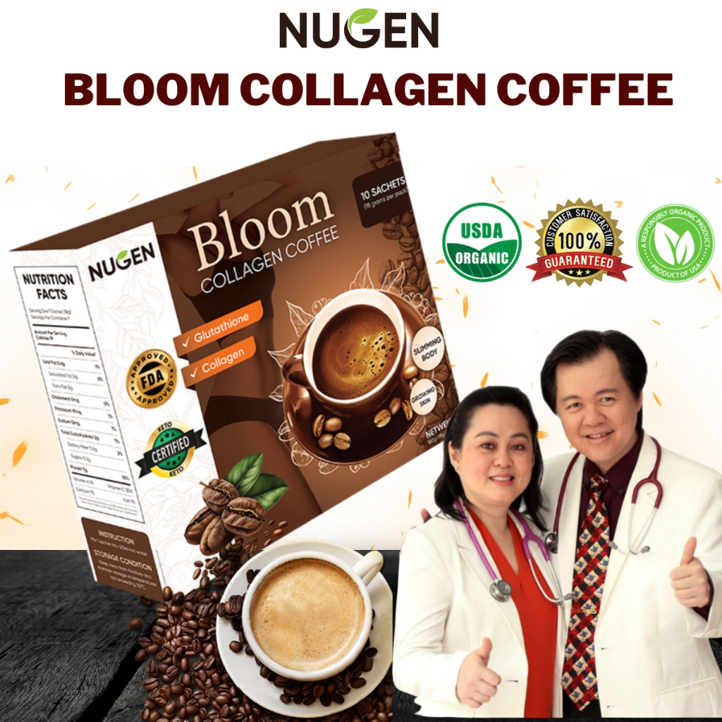 Bloom Collagen Coffee Slimming Coffee Whitening Detox Premium with Collagen  Coffee | Shopee Philippines