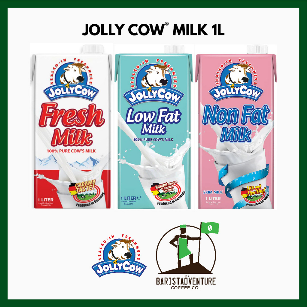 Jolly Cow Milk 1l Fresh Low Fat Skimmed Shopee Philippines