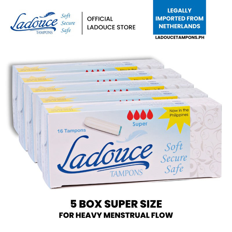 80 Ladouce® SUPER Super Absorbent Tampons Shopee Philippines
