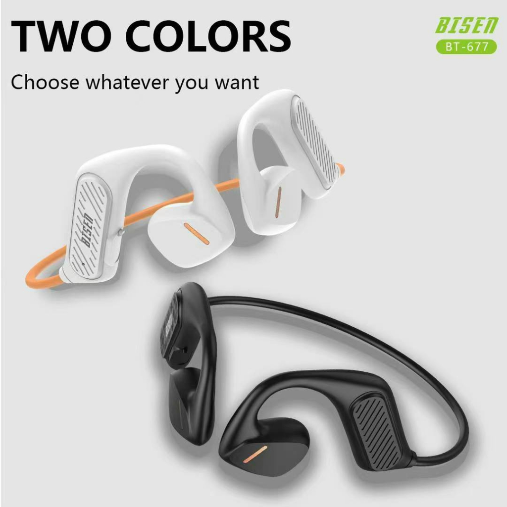 Bisen BT677 Bone Conduction Earphones Ture Wireless Open Bluetooth With ...