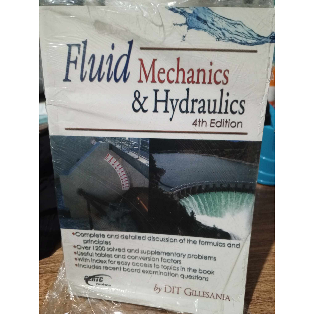 Fluid Mechanics and Hydraulics 4th Edition Shopee Philippines