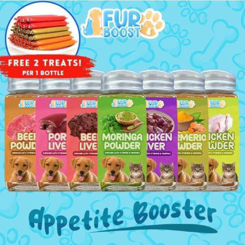 Free 2pcs Treats Furboost Fur Boost Appetite Booster Dog Cat All Stages