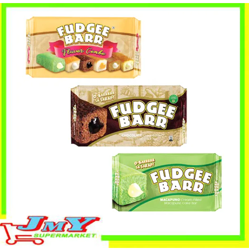 JMY FUDGEE BARR COMBO ASSORTED/ CHOCOLATE/ MACAPUNO CREAM FILLED CAKE ...