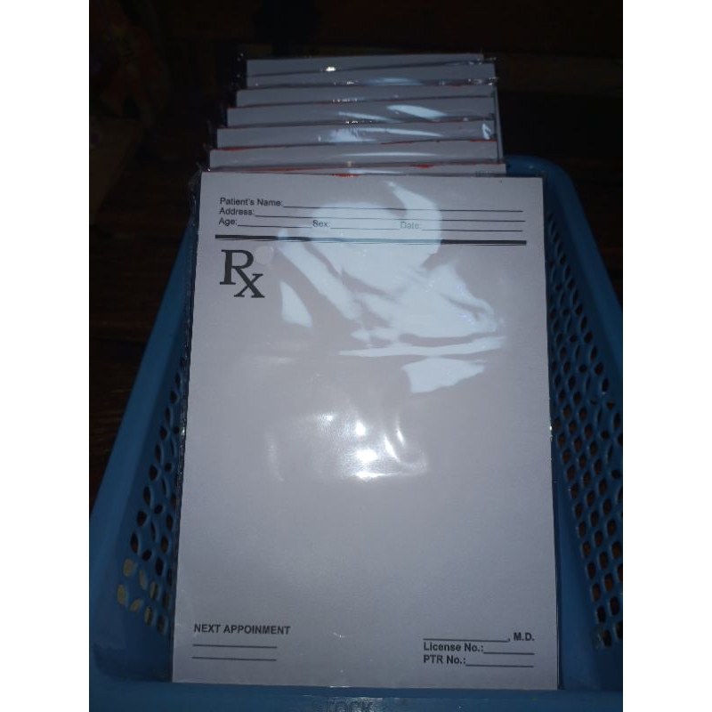 Generic Prescription/Rx pad (We customize) | Shopee Philippines