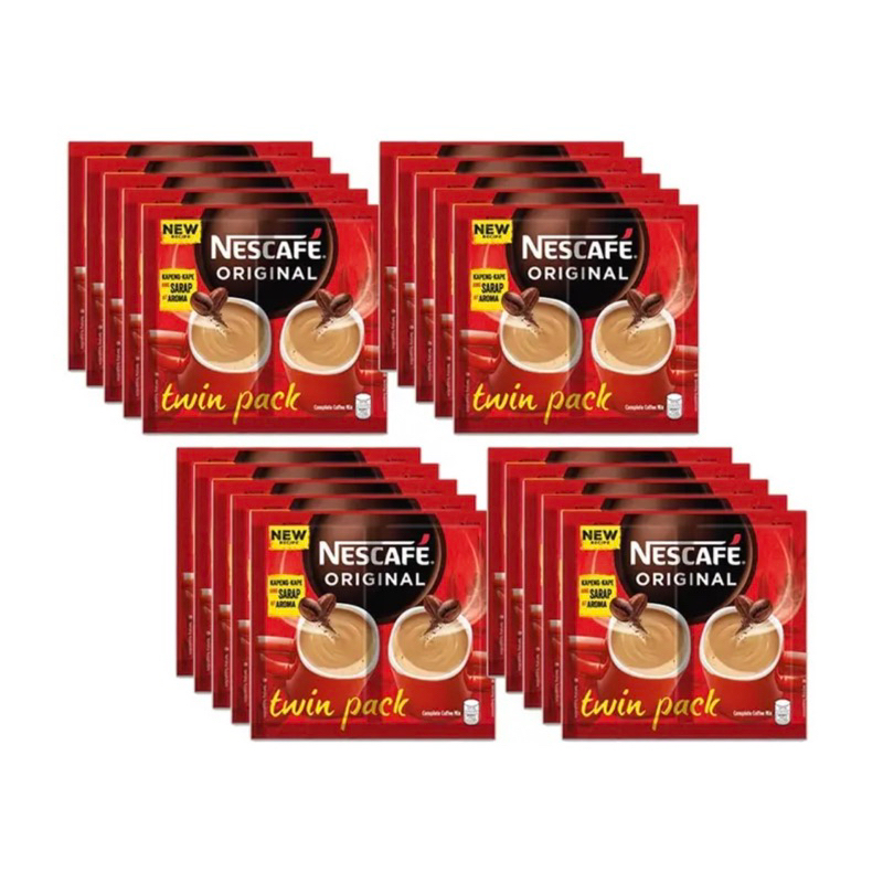 NESCAFÉ Original 3in1 Coffee Twin Pack 52g Pack of 20pcs Shopee