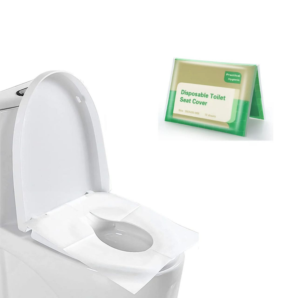 10pcs/sheets Flushable Travel Disposable Toilet Seat Covers for Adults Kids Training Shopee