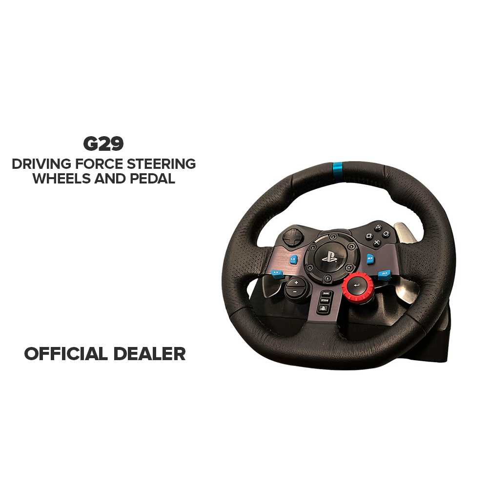 Logitech G29 Driving Force Steering Wheels & Pedals I Racing wheel for PlayStation and PC