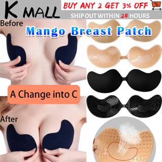 Reusable Sexy Mango Shape Self Adhesive Strapless Silicone Bras