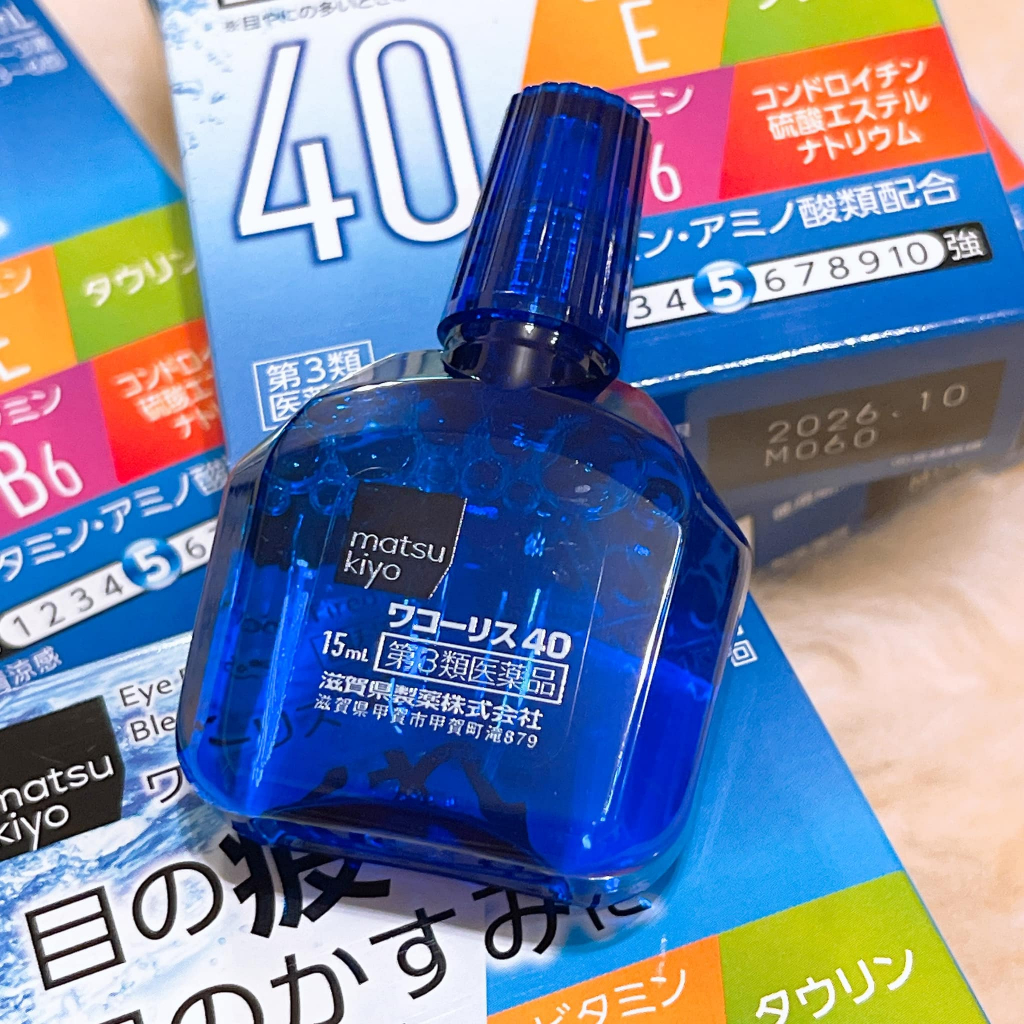 Made in Japan MATSU KIYO Eye Drops for Tired and Bleary Eyes Wakorisu