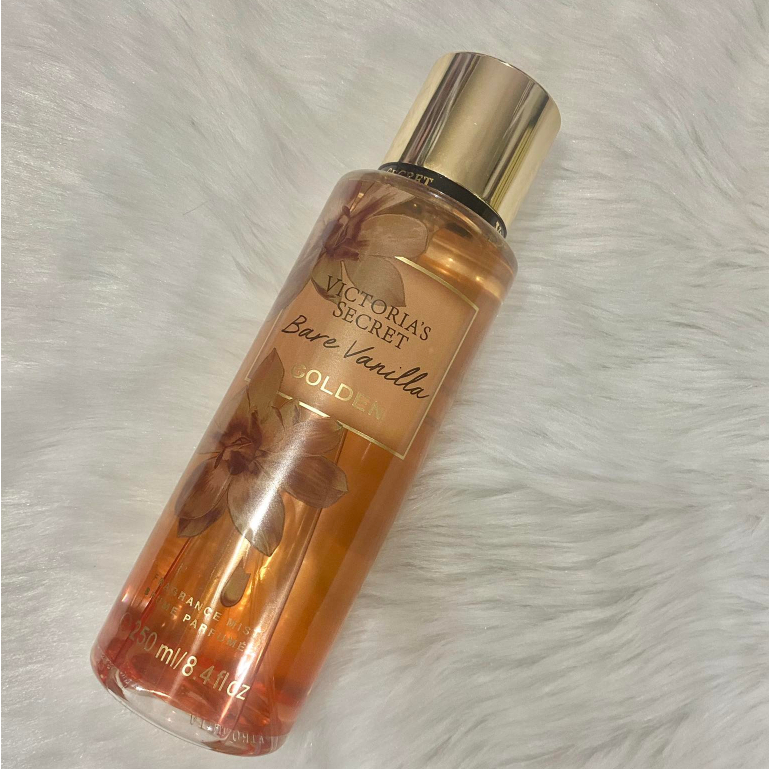 Bare Vanilla Golden Victoria's secret Fragrance mist w/ barcode 250ml cash  on delivery