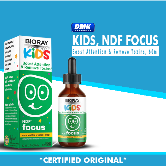 Bioray, Kids, NDF Focus, Boost Attention & Remove Toxins, Calm/Pooper