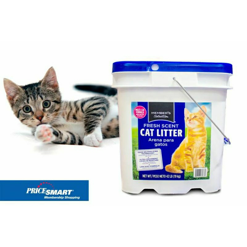 S&R Member's Selection Cat Litter with Baking Soda 19kg Shopee