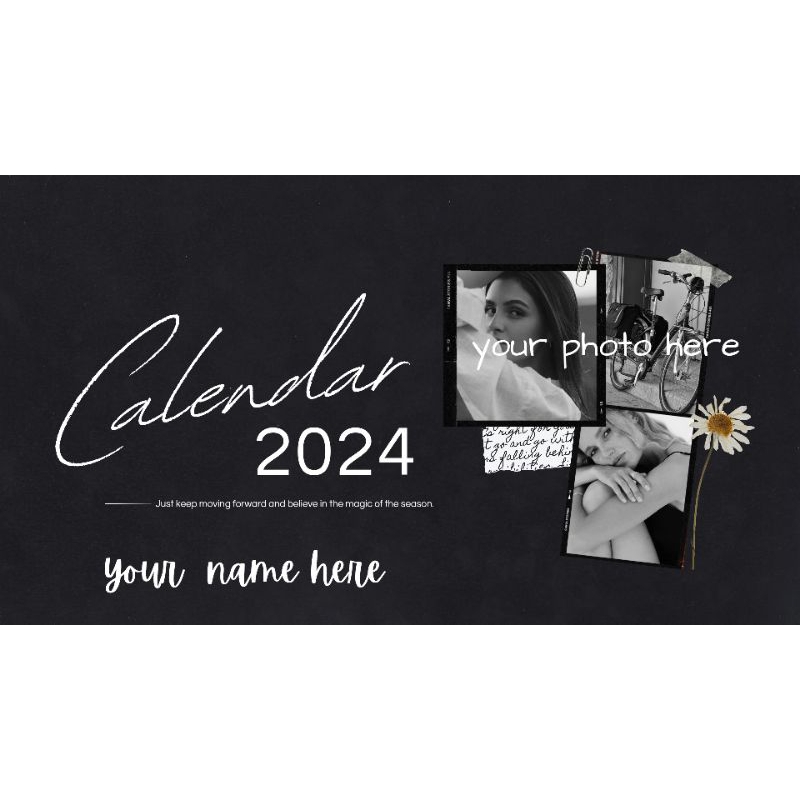 Personalized 2024 Calendar, Desktop Calendar, give aways, gifts