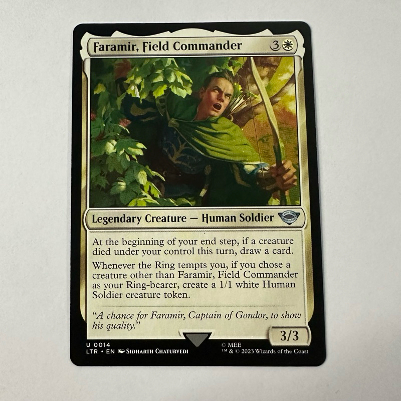FARAMIR, FIELD COMMANDER | LTR THE LORD OF THE RINGS | HUMAN SOLDIER ...