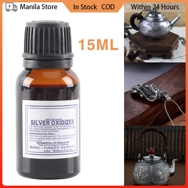 Silver Jewelry Blacken Solution Silver Oxidizer Liquid Antique Jewelry