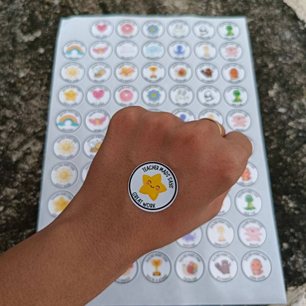 70 pcs Personalized / Customized Reward Sticker for Students | Shopee ...