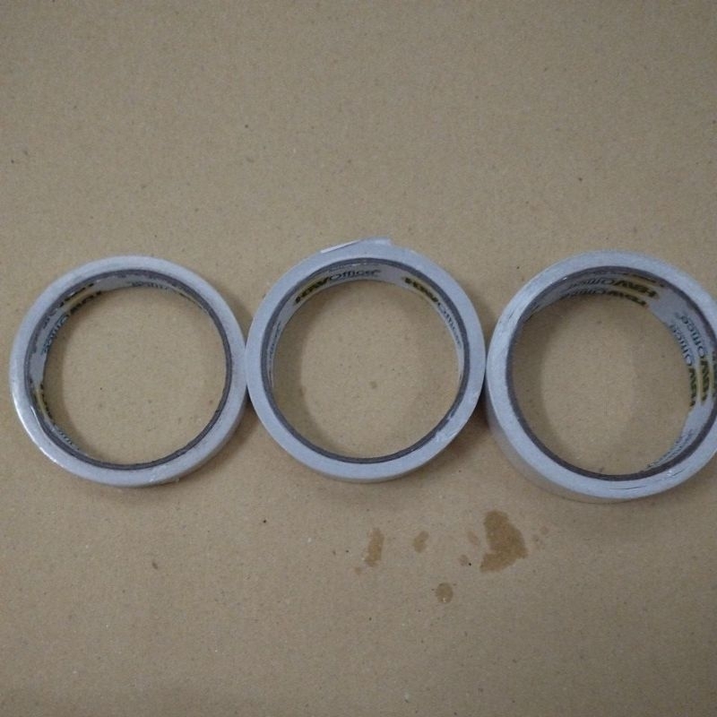 double sided tape (1/2, 3/4 and 1 inch) Shopee Philippines