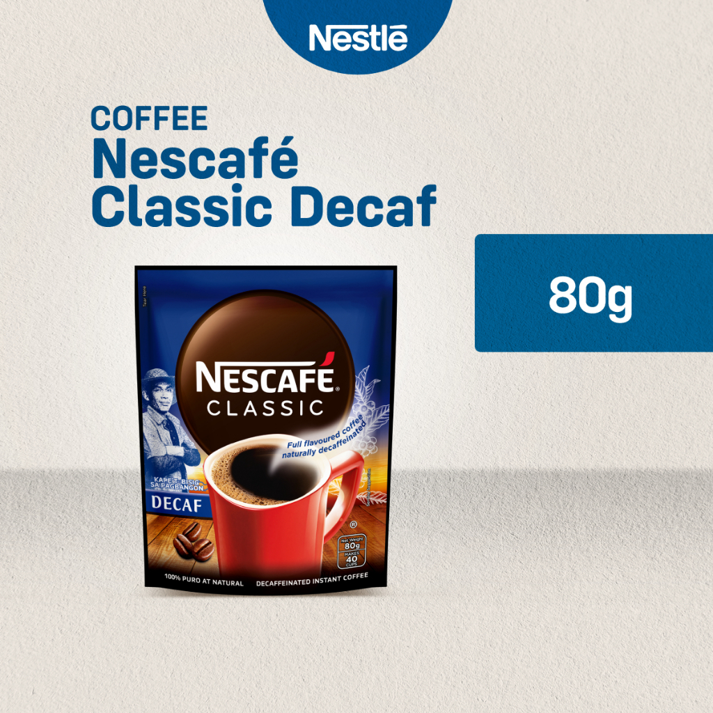 Nescafe Classic Decaf Instant Coffee 80g Shopee Philippines