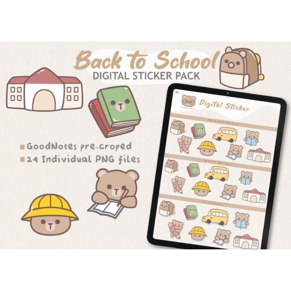 Back to School Digital Planner Stickers | Shopee Philippines