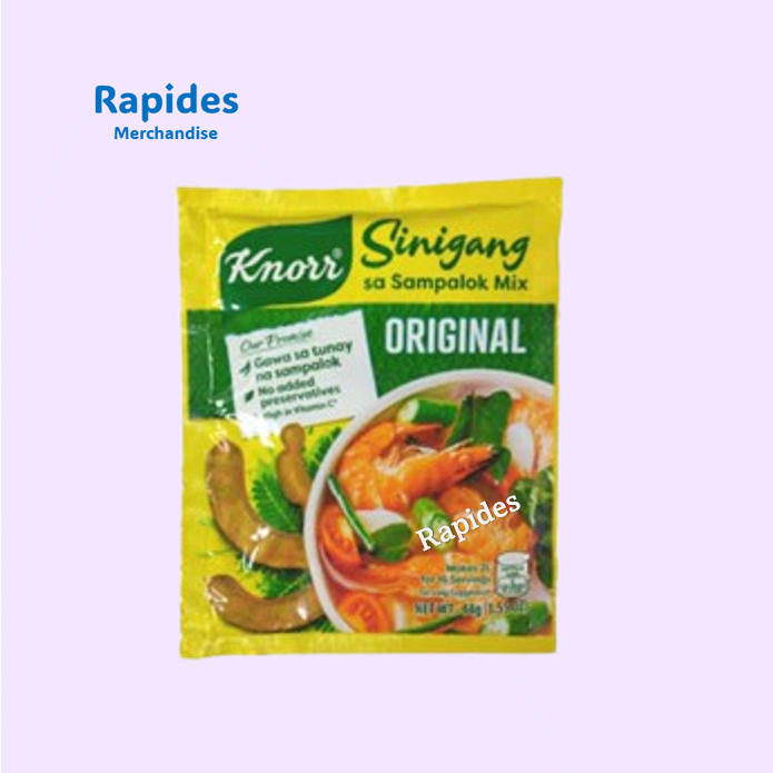 Knorr Sinigang Sa Sampalok Mix Original 44g | Rapides | Shopee