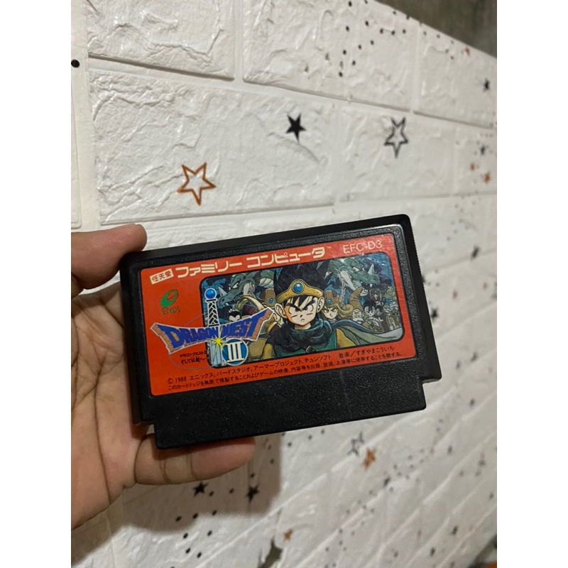Enix 1988 Dragon Quest III 3 Nintendo Famicom NES Used Role Playing Retro Japan