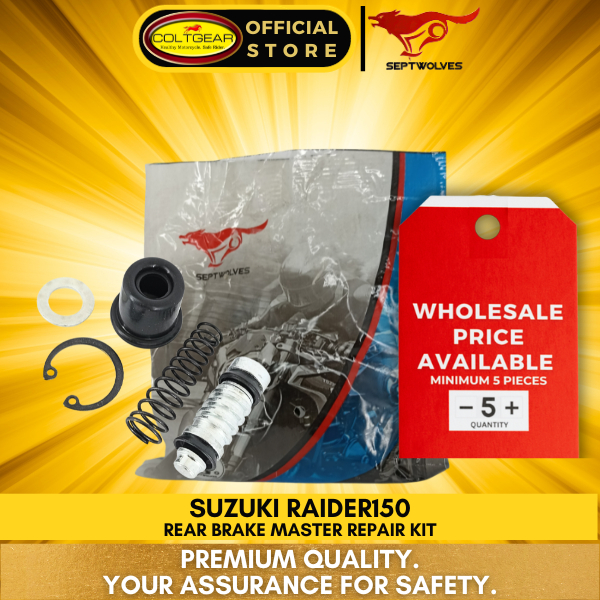 SEPTWOLVES Brake Master Repair Kit for Suzuki Raider150 [Rear] | Shopee ...