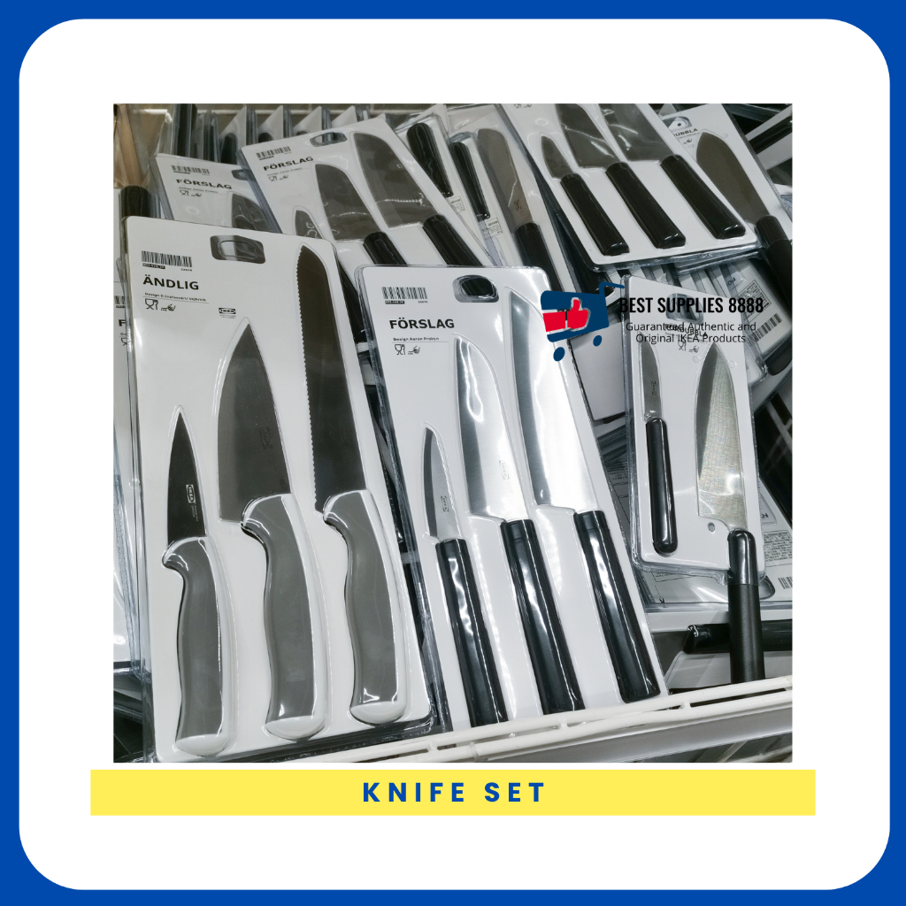 IKEA FORDUBBLA ANDLIG FORSLAG 3piece knife set Shopee Philippines