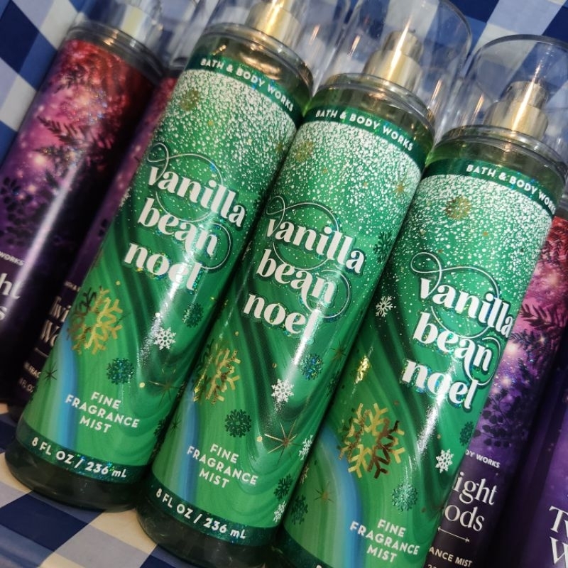 Bath And Body Works Vanilla Bean Noel Fragrance Mist 236ml Shopee