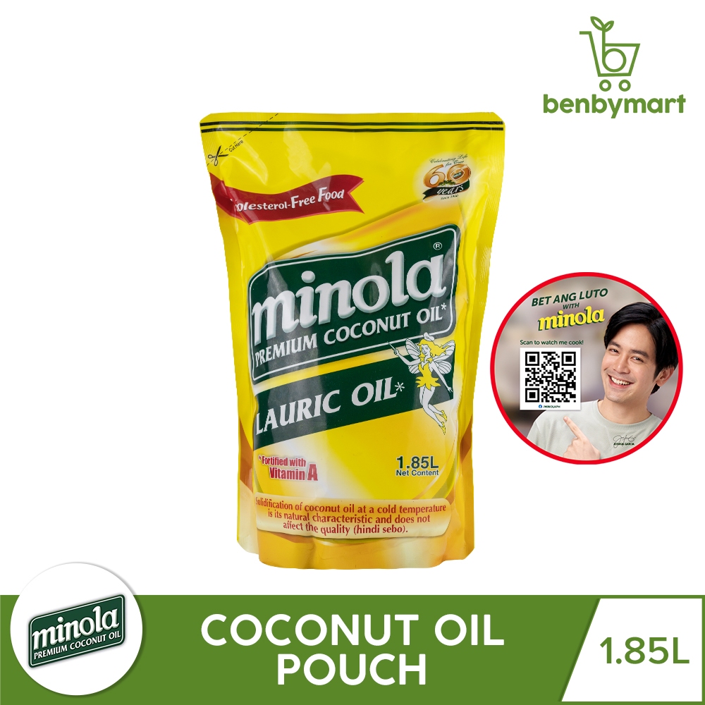Minola Premium Coconut Cooking Oil Sup 1.85l Shopee Philippines