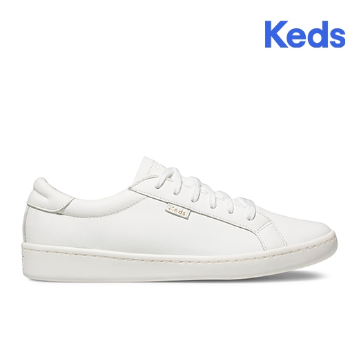 Keds Ace LTT Leather Lace up Sneakers White WH56857 Shopee Philippines