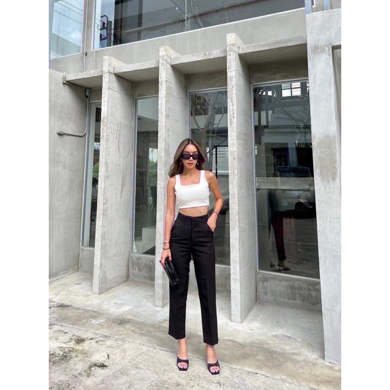 Promthong trouser pants front zipper | Shopee Philippines