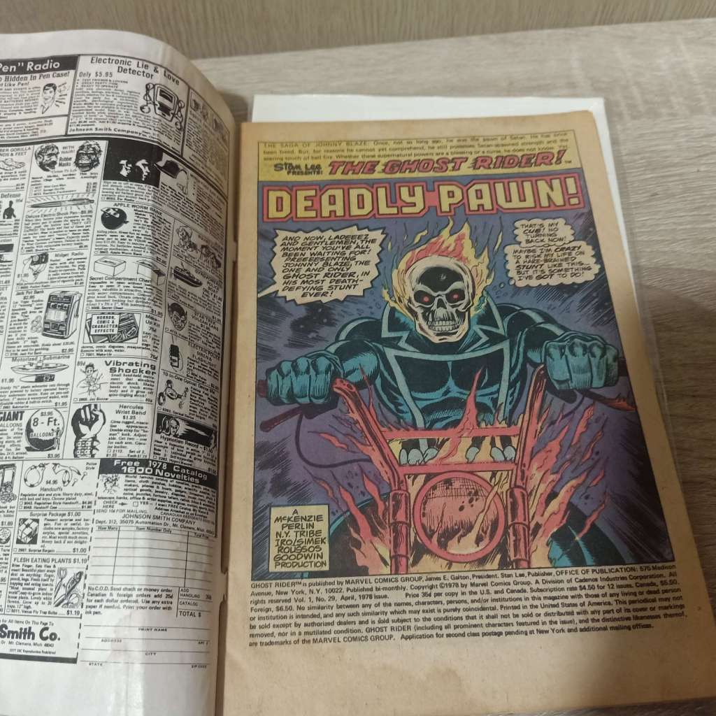 Ghost Rider #29 (1978) - G+ condition (Hellspawn vs Dr Strange) comics ...
