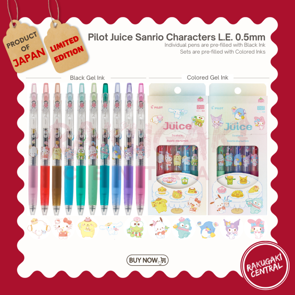 Pilot Juice Sanrio Characters Limited Edition 0.5mm Pen Shopee Philippines