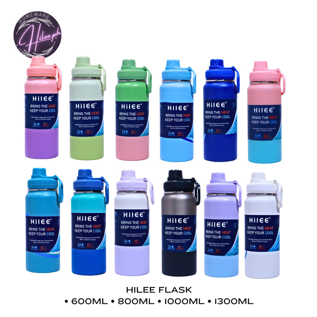 HILEE FLASK 600ml/800ml New Design Lining and Gradient Colors Vacuum