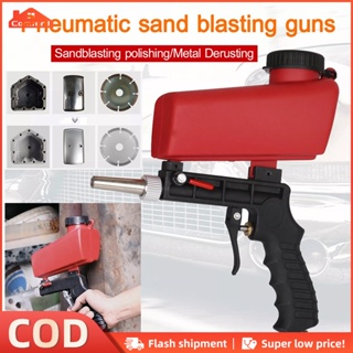 Anti-Rust Sandblaster Handheld Pneumatic Sand Blasting Machine Glass  Tombstone S