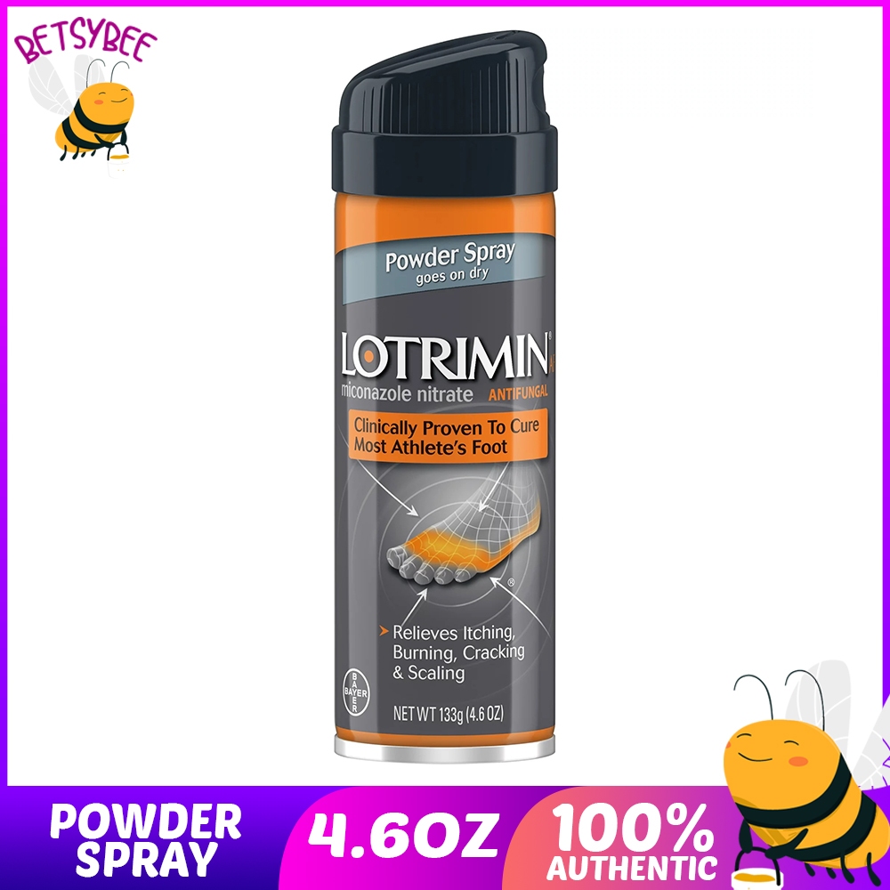Lotrimin AF Athlete's Foot Powder Spray Antifungal 4.6 oz 133g Shopee