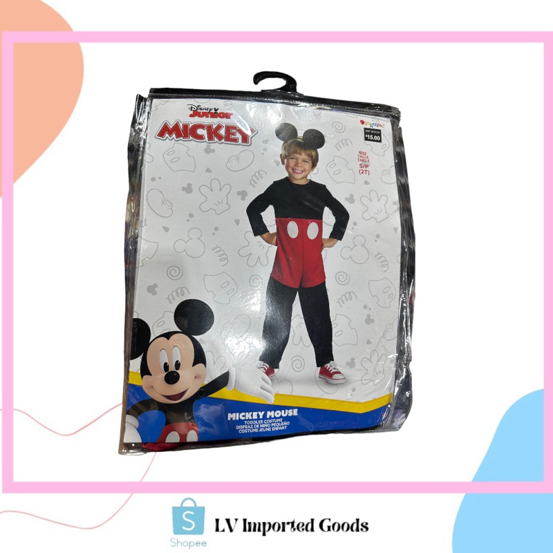 DISNEY Boy’s Mickey Mouse Halloween Costume 2 years old Shopee Philippines