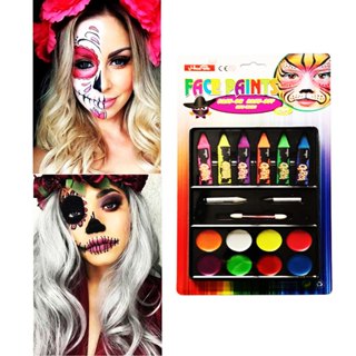 Face Paint Face Painting Kit Halloween Makeup Body Paint Kit Face