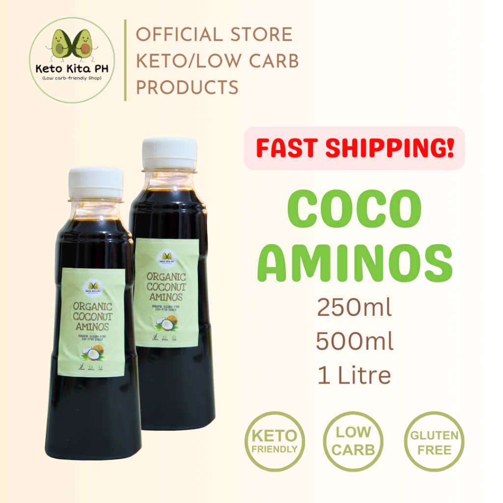 Coco Aminos Organic Coconut Keto/Low carb products Soy Sauce