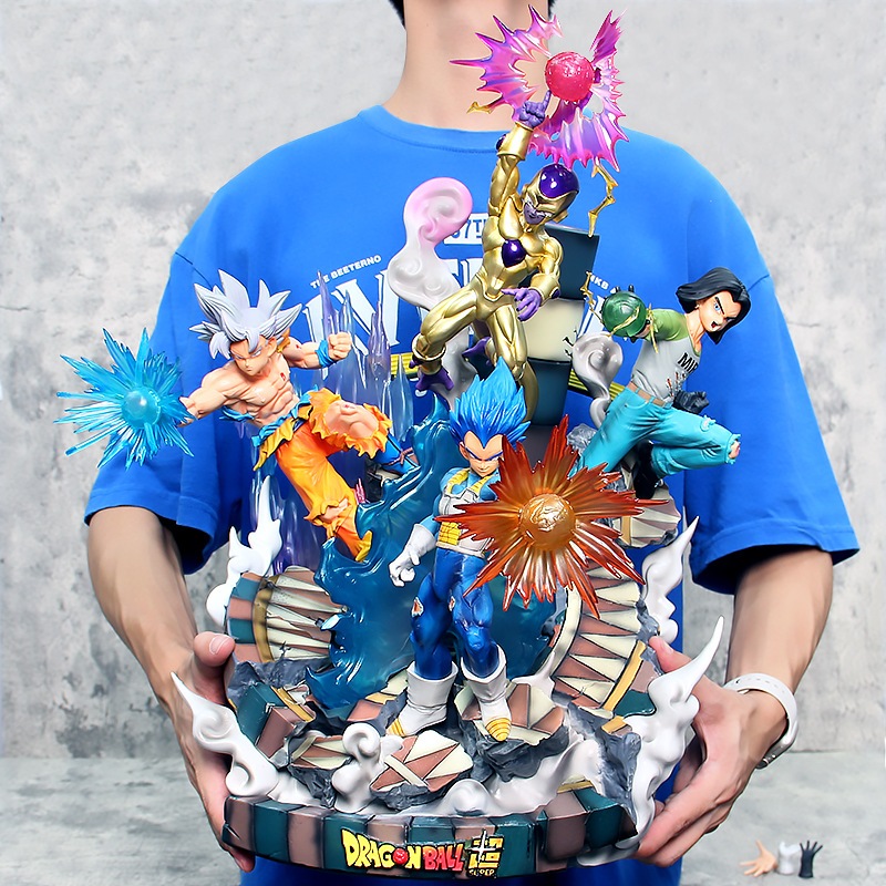 Little akiba Anime dragon ball z goku vegeta figure model toy with box ...