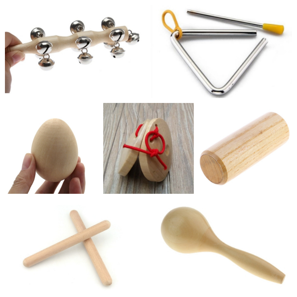Wooden Olf Percussion Children's Malaka Rattle Tool Early Education Toy ...
