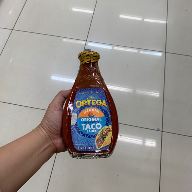 ORTEGA MEDIUM ORIGINAL THICK & SMOOTH TACO SAUCE 453g Shopee Philippines