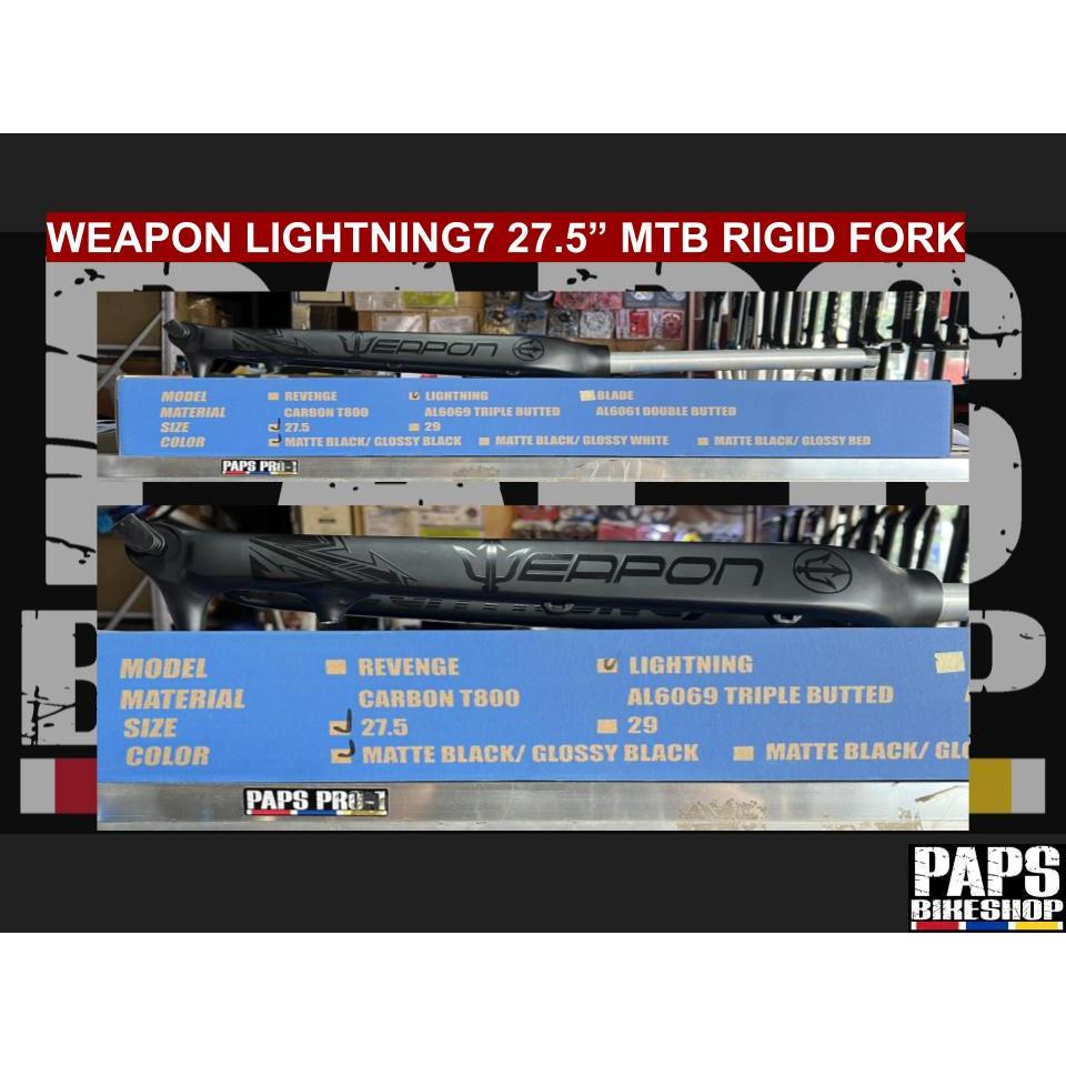 weapon lightning 9 rigid fork